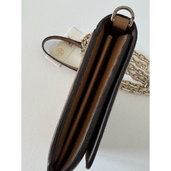 TORY BURCH Robinson Chain Wallet Bag Tiger’s Eye / 211 - Style# 11159021 - NWT - Picture 4 of 9